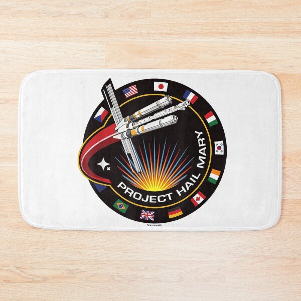 Item preview, Project Hail Mary Spaceship Mission Badge Poster designed and sold by ZalcArtStore.
