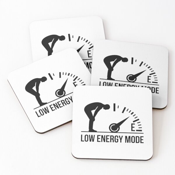 Item preview, Low Energy Mode Minimal Meme Design designed and sold by YounexxART.