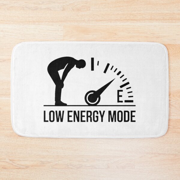 Item preview, Low Energy Mode Minimal Meme Design designed and sold by YounexxART.