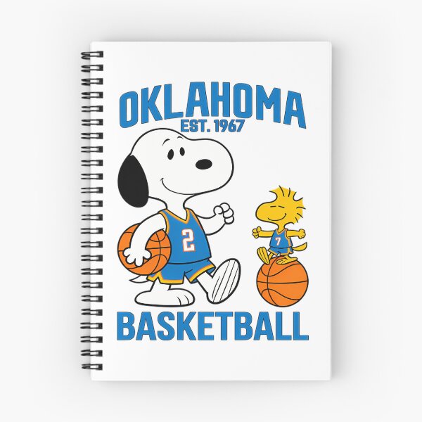 Artikelvorschau, Snoopy und Woodstock Oklahoma City Thunder entworfen und verkauft von JonathalIngham.
