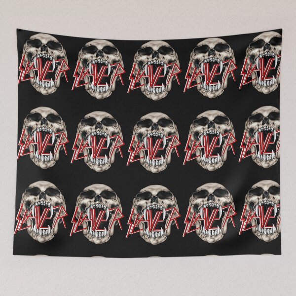 Item preview, Slayer Metal Skull Design - Vampire Fangs Thrash Style designed and sold by shopmamabite.