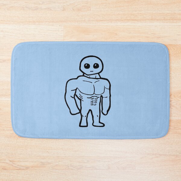 Item preview, Yippee! Cute Sad Muscular Creature Meme designed and sold by PickledjoArt.