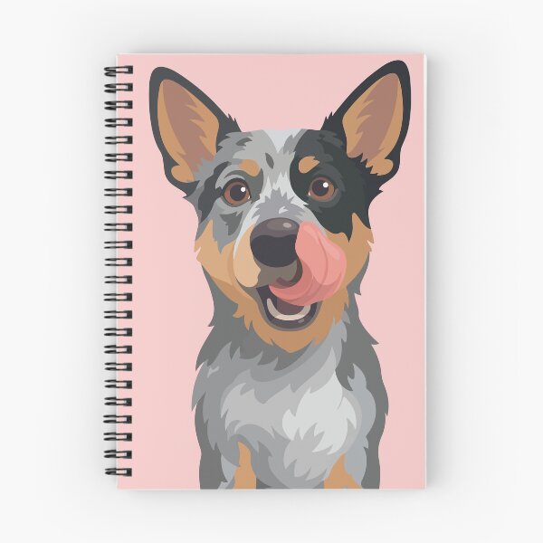 Item preview, Blue Heeler Australian Cattle Dog Tongue Out Art designed and sold by BrownHorse90s.