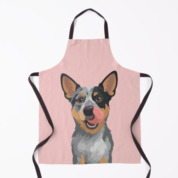 Item preview, Blue Heeler Australian Cattle Dog Tongue Out Art designed and sold by BrownHorse90s.