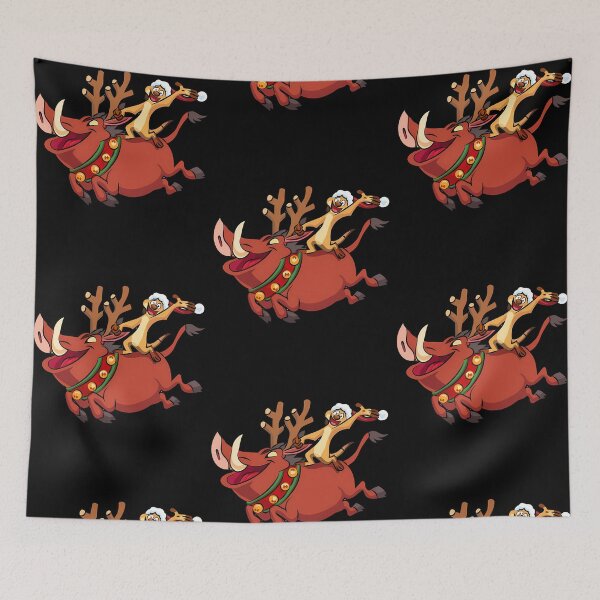 Item preview, The Lion King Timon And Pumbaa Christmas designed and sold by nilay1943.