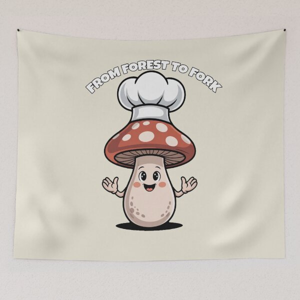 Item preview, Mushroom Chef - From Forest To Fork Foraging designed and sold by AlexandraSand.