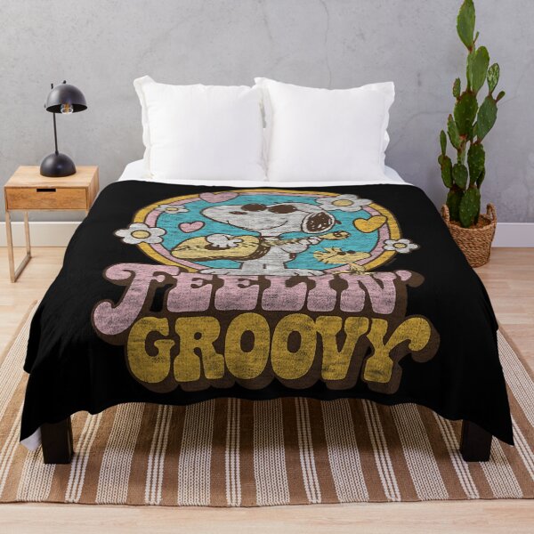 Item preview, Peanuts Feelin Groovy Retro Snoopy Guitar Vintage designed and sold by JonathalIngham.