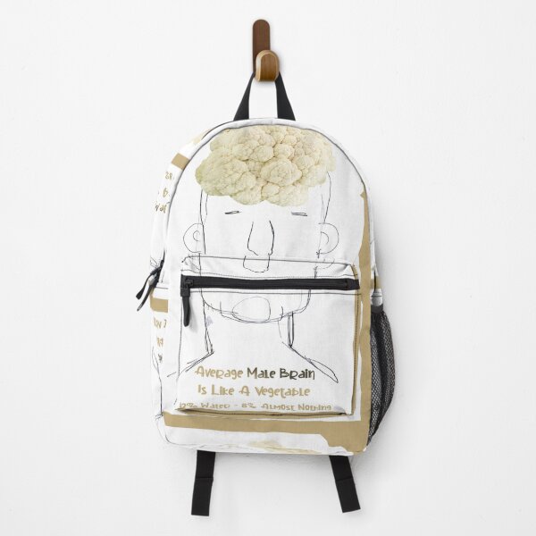 Item preview, Average Male Brain Is Like Vegetable - Cauli Flower (Drawing by ACCI)  designed and sold by VanyssaGraphics.
