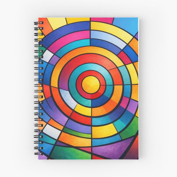 Item preview, Radiant circular geometry unfolds colors designed and sold by Sigtrix.