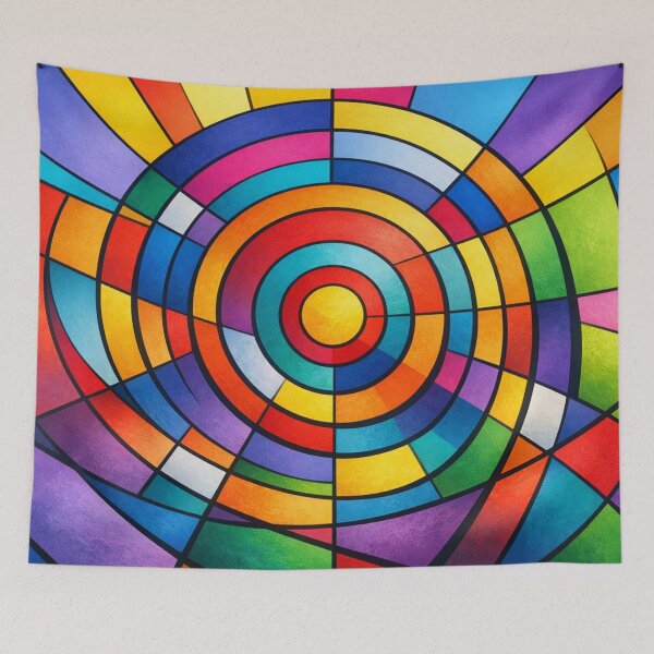 Item preview, Radiant circular geometry unfolds colors designed and sold by Sigtrix.