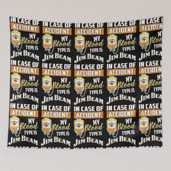 Item preview, In Case of Accident My Blood Type Is Jim Beam Bourbon designed and sold by shopmamabite.