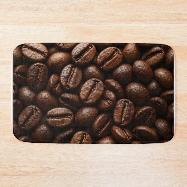 Item preview, Coffee Beans Close-Up – Rich Dark Roasted Coffee Texture designed and sold by EmeraldeaArt.