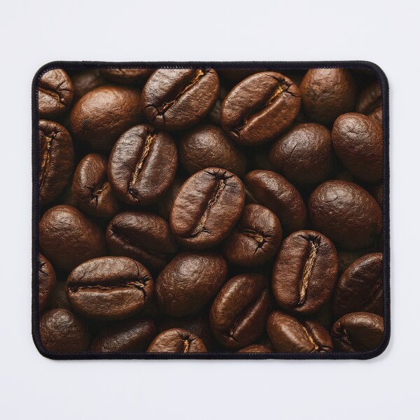 Item preview, Coffee Beans Close-Up – Rich Dark Roasted Coffee Texture designed and sold by EmeraldeaArt.