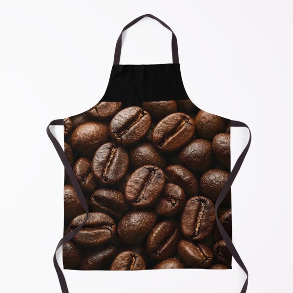 Item preview, Coffee Beans Close-Up – Rich Dark Roasted Coffee Texture designed and sold by EmeraldeaArt.