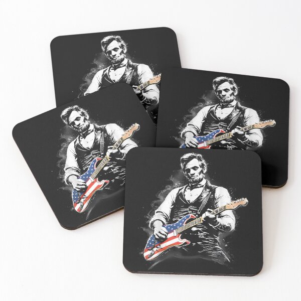 Item preview, Abraham Lincoln (Abe Lincoln) tocando la guitarra designed and sold by JacquelinePerki.