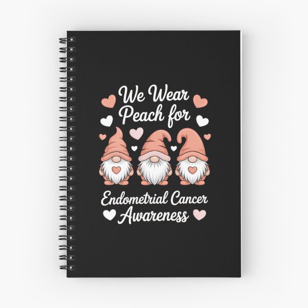 Item preview, Endometrial Cancer Awareness We Wear Peach Gnome designed and sold by EllenJast.