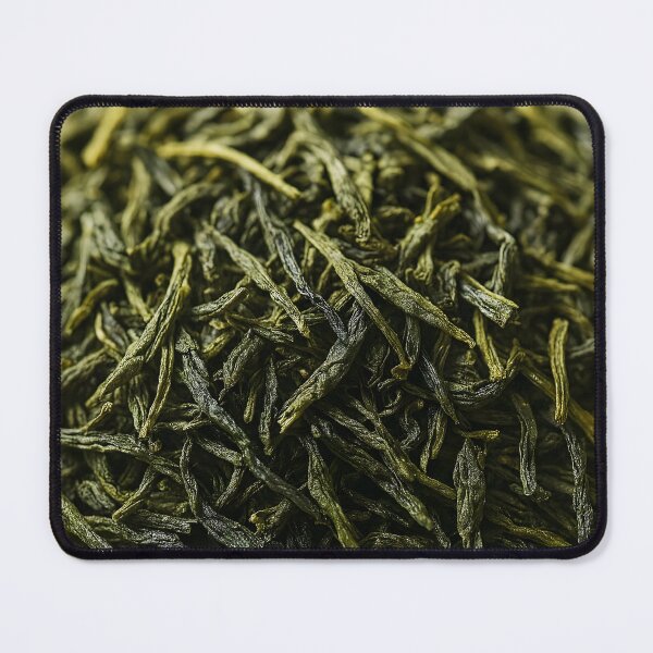 Item preview, Green Tea Leaves – Dried Loose Pile Closeup designed and sold by EmeraldeaArt.