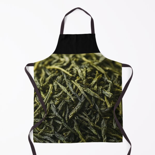 Item preview, Green Tea Leaves – Dried Loose Pile Closeup designed and sold by EmeraldeaArt.