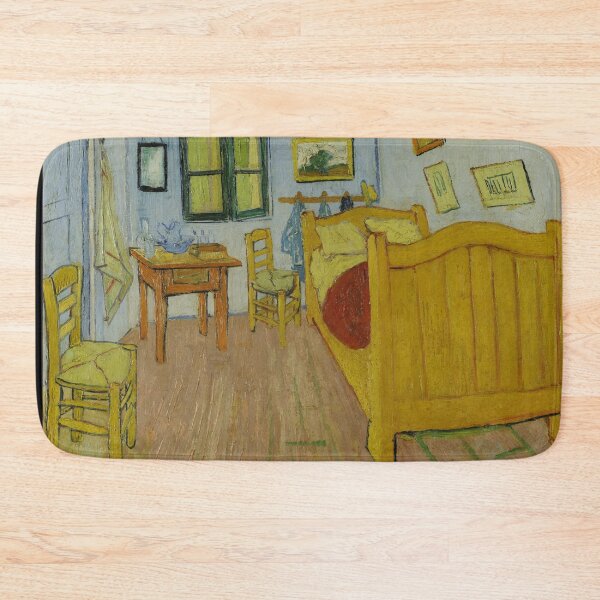 Item preview, The Bedroom by Vincent van Gogh: Post Impressionist Interior Fine Art Print designed and sold by artofuniverse.