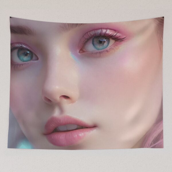 Item preview, Art Potpourri  Girl with Pink Hair designed and sold by masabo.
