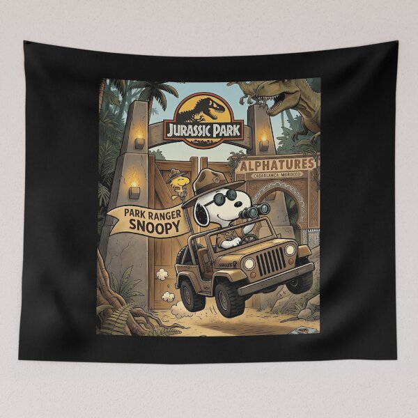 Item preview, Snoopy Jurassic Ranger designed and sold by JonathalIngham.