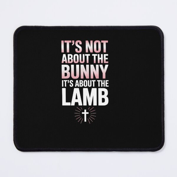 Item preview, Its Not About The Bunny About Lamb Jesus Easter Christians designed and sold by EllenJast.