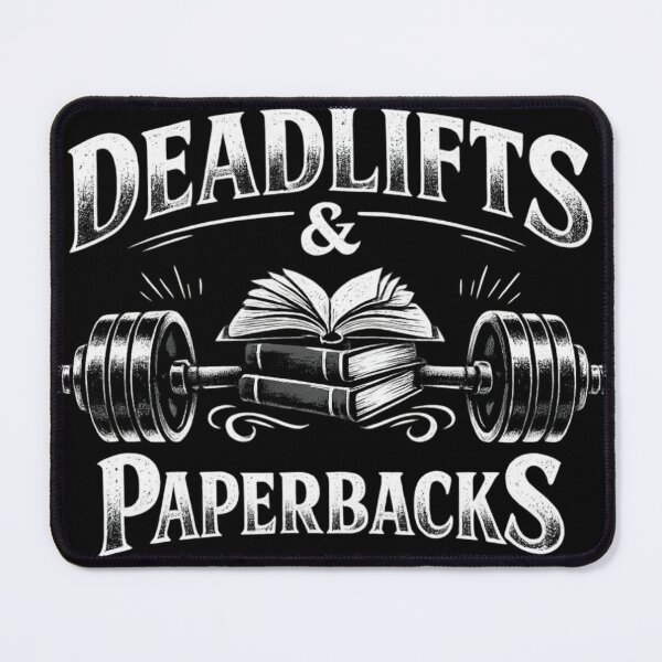 Item preview, Deadlifts & Paperbacks – Introvert Gym Rat Book Lover Aesthetic Design designed and sold by Ladys-Gents.