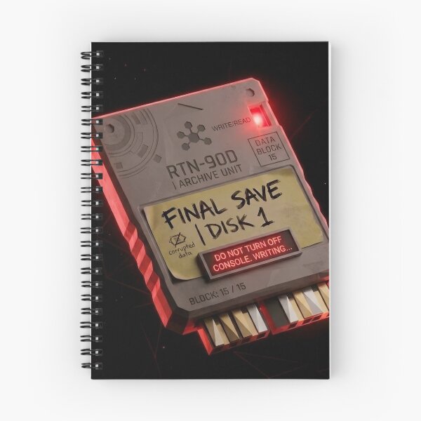 Item preview, Final Save Corrupted - Retro Data Block Low Poly Art designed and sold by PhoenixDrake.