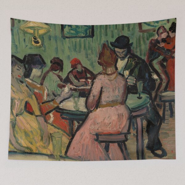Item preview, The Bedroom by Vincent van Gogh: Post Impressionist Interior Fine Art Print designed and sold by artofuniverse.