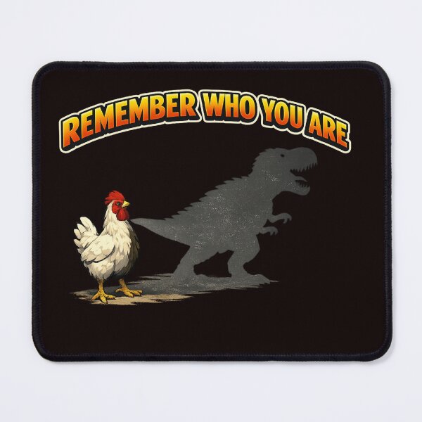 Item preview, Chicken Evolution – Remember Who You Are | Dino Shadow Art designed and sold by FrameFlow.