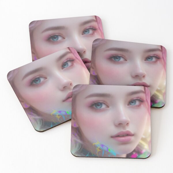 Item preview, Blurred Girl  Colorful Pastel Portrait designed and sold by masabo.