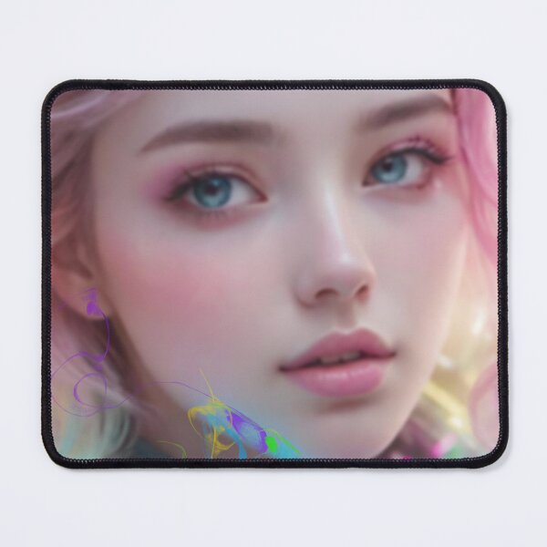 Item preview, Blurred Girl  Colorful Pastel Portrait designed and sold by masabo.
