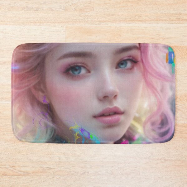 Item preview, Blurred Girl  Colorful Pastel Portrait designed and sold by masabo.