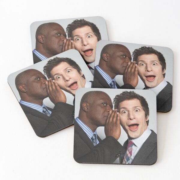 Item preview, holt has a secret and he's whispering it to jake! designed and sold by daniellajaz-funkywork.