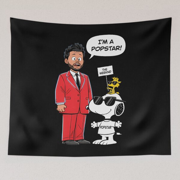 Item preview, The Weeknd X Snoopy Im Popstar designed and sold by Morphologiona.