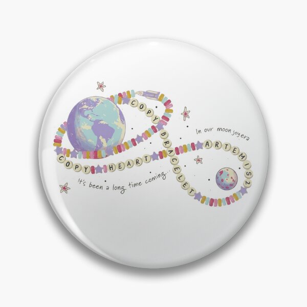 Item preview, Copy Heart, Copy Bracelet, Artemis II NASA Mission In Our Moon Joy designed and sold by JacquelinePerki.