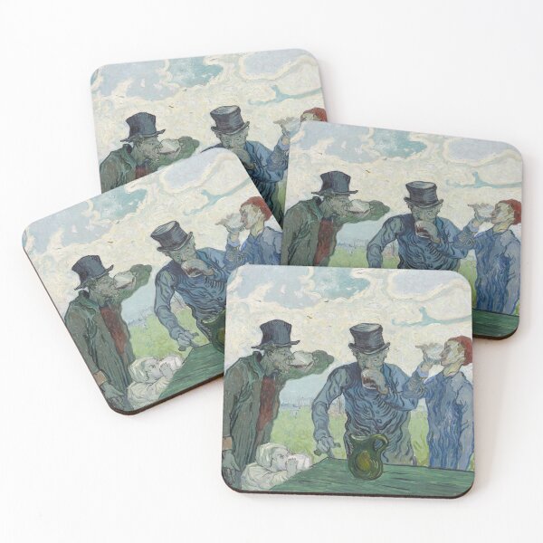 Item preview, The Drinkers by Vincent van Gogh: Post Impressionist Fine Art Poster designed and sold by artofuniverse.