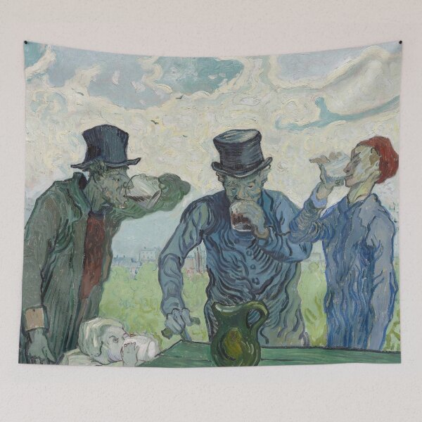 Item preview, The Drinkers by Vincent van Gogh: Post Impressionist Fine Art Poster designed and sold by artofuniverse.