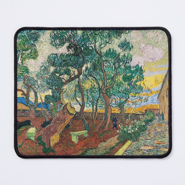 Item preview, The Garden of Saint Paul Hospital by Vincent van Gogh: Expressive Garden Poster designed and sold by artofuniverse.