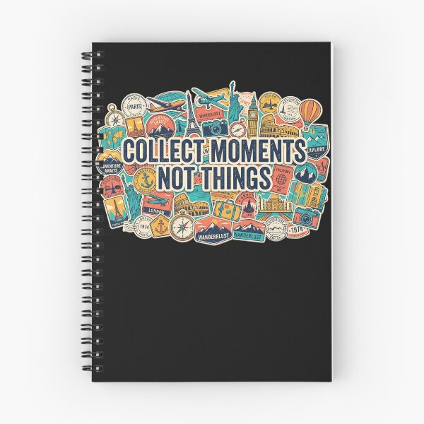 Item preview, Collect Moments Not Things Travel Vintage Suitcase Collage T-Shirt designed and sold by Egyptian king ⭐⭐⭐⭐⭐.