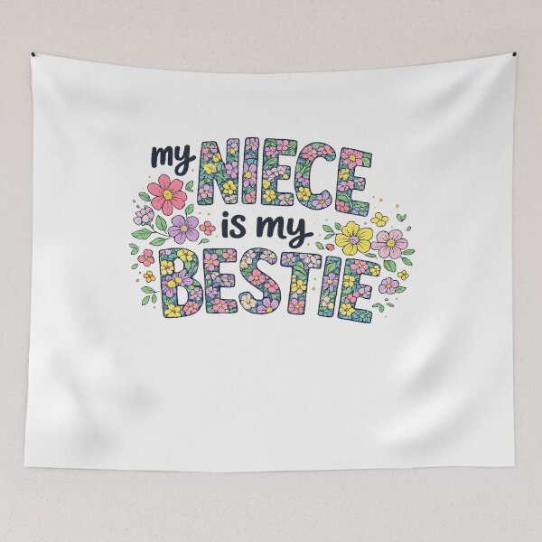 Item preview, My Niece is My Bestie Aunt and Niece Matching designed and sold by THREE LITTLE BEANS.