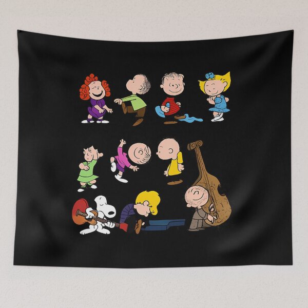 Item preview, Snoopy And The Peanutss Gang Rockin Out To Linus An designed and sold by Morphologiona.