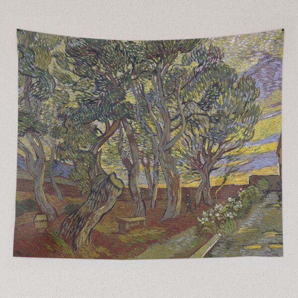 Item preview, The Garden of Saint Pauls Hospital by Vincent van Gogh: Post Impressionist Poster designed and sold by artofuniverse.
