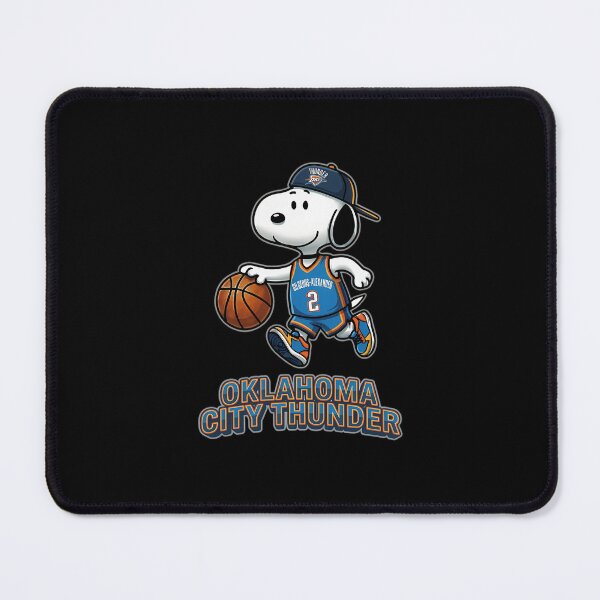 Artikelvorschau, Snoopy, ein Basketballfan der Oklahoma City Thunder entworfen und verkauft von RetroCandyfloss.