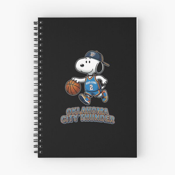 Artikelvorschau, Snoopy, ein Basketballfan der Oklahoma City Thunder entworfen und verkauft von RetroCandyfloss.