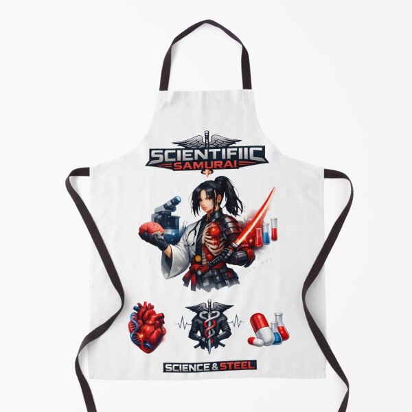 Item preview, Scientific Samurai Anime Science Warrior Illustration designed and sold by CosmicSplendor.