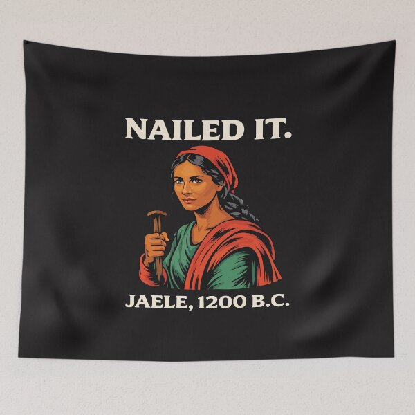 Item preview, Nailed It Jael Bible Story Funny Christian Faith Humor designed and sold by kiralynstration.