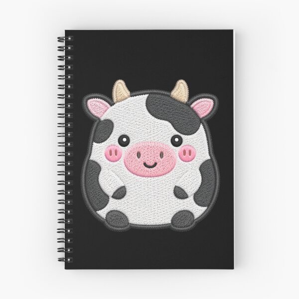 Item preview, Super Cute Kawaii Cow Embroidery Patch Style | Chibi Pastel Cow Aesthetic | Cute Farm Animal Design designed and sold by ColorSplash123.