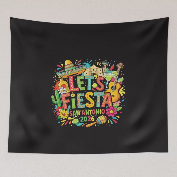 Item preview, San Antonio Fiesta 2026 Colorful Retro Mexican Party Vibes   designed and sold by kiralynstration.