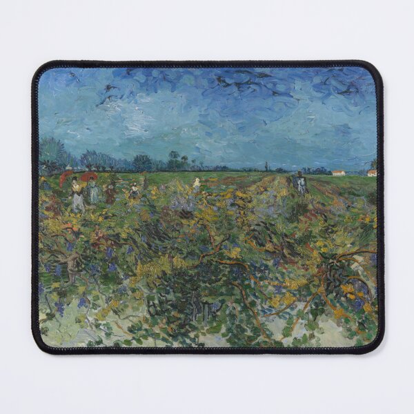 Item preview, The Green Vineyard by Vincent van Gogh: Post Impressionist Landscape Poster designed and sold by artofuniverse.